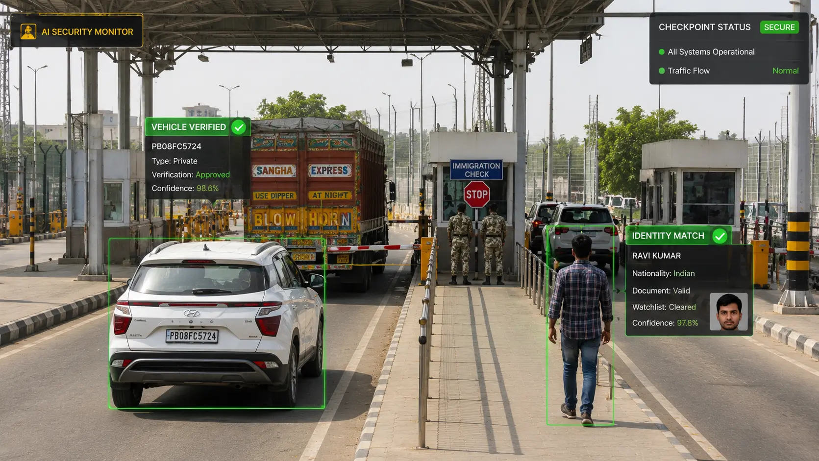 Border & Checkpoint Security - Law enforcement investigation dashboard preview