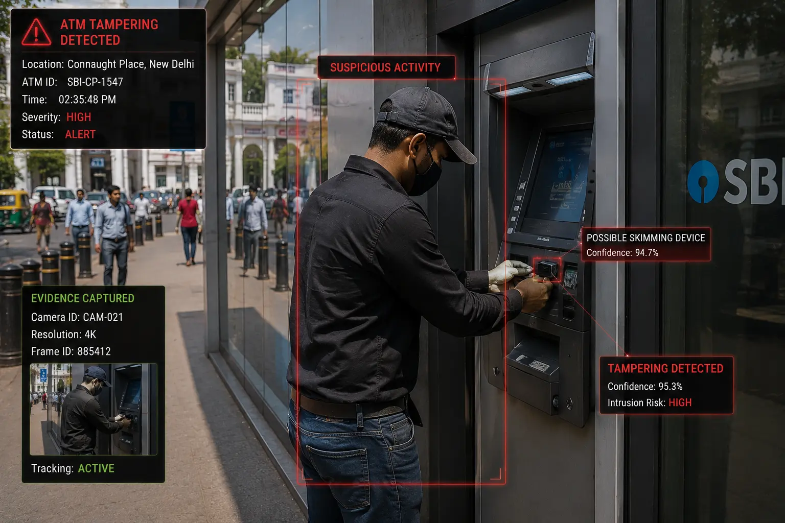 ATM Tampering Detection - Security and surveillance monitoring preview