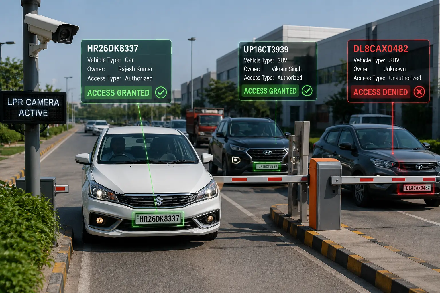 License Plate Recognition (LPR) - Security and surveillance monitoring preview